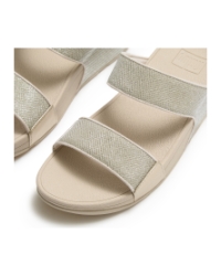 Lulu Shimmerglitz Slides Platino