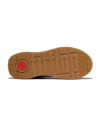 F-Mode Flow Shearling-Mix Sneakers Deep Tan/Camel Mix