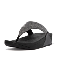 Lulu Toe Post - Geo Glitz All Black