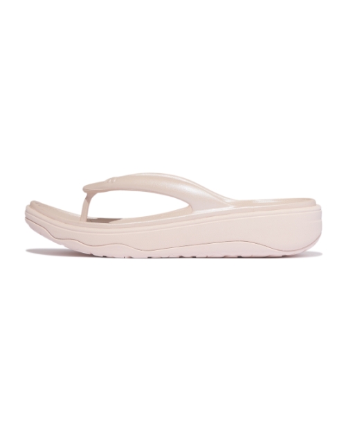 Relieff Metallic Recovery Toe-Post Sandals Metallic Nude Rose