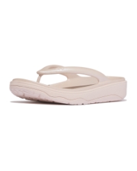 Relieff Metallic Recovery Toe-Post Sandals Metallic Nude Rose