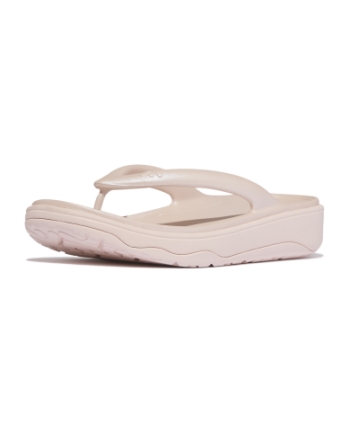 FitFlop Relieff Metallic Recovery Toe-Post Sandals Metallic Nude Rose