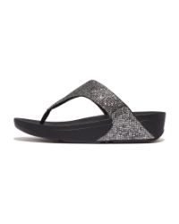 Lulu Toe Post - Glitterball Silver