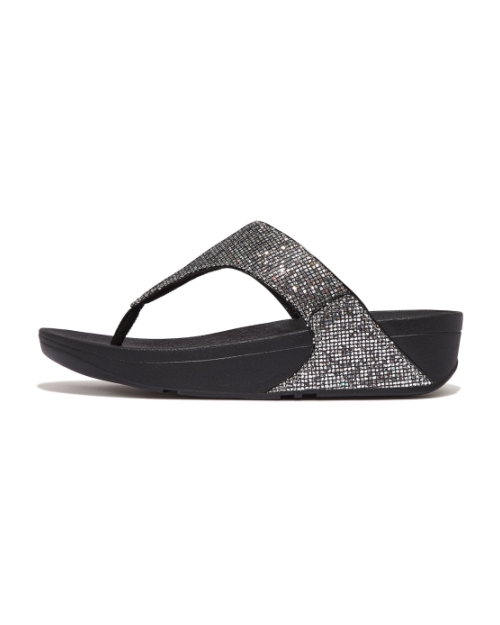 Lulu Toe Post - Glitterball Silver