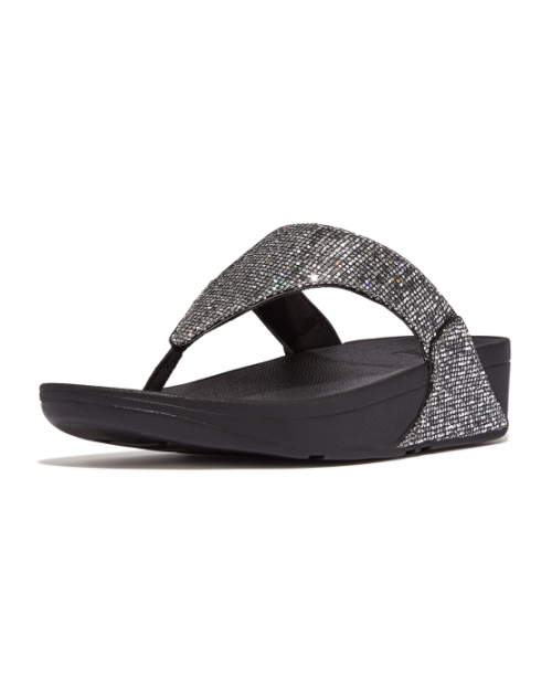 Lulu Toe Post - Glitterball Silver
