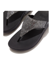 Lulu Toe Post - Glitterball Silver