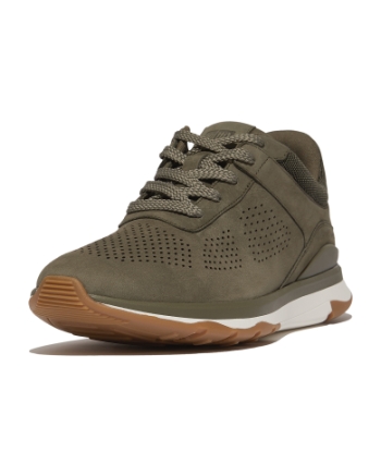 FitFlop Vitamin FFX - Nubuck Deep Olive/Cream