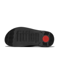 F-Mode Go Mens Toe-Post Sandals All Black