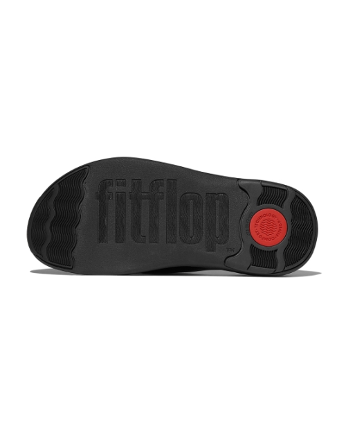 F-Mode Go Mens Toe-Post Sandals All Black