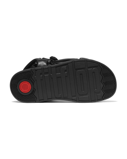 Gen-FF Soft-Leather Back-Strap Sandals All Black