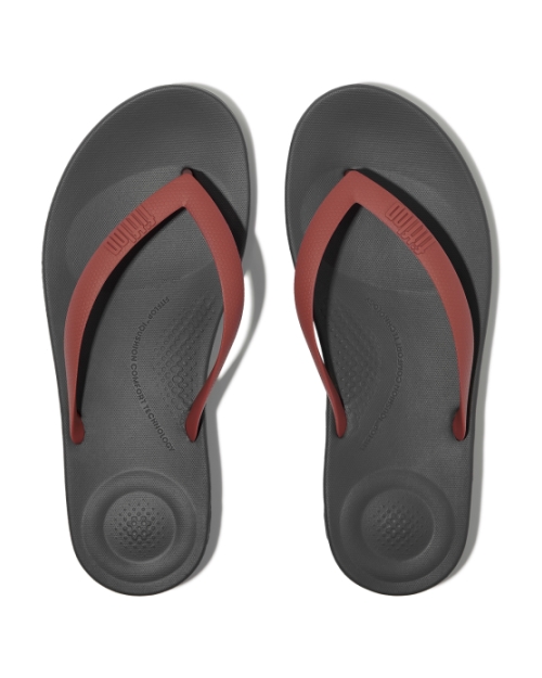 IQUSHION ERGONOMIC FLIP-FLOPS Brick Red