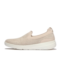 Super-Q Knit Slip-Ons Stone Beige/Platino